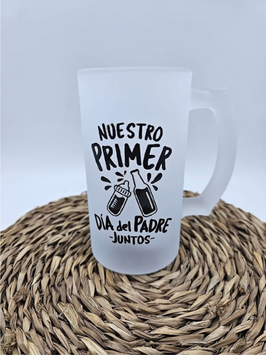 Jarra Cerveza Primer día del padre