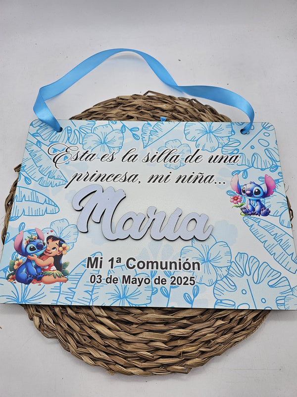 Cartel silla Stitch